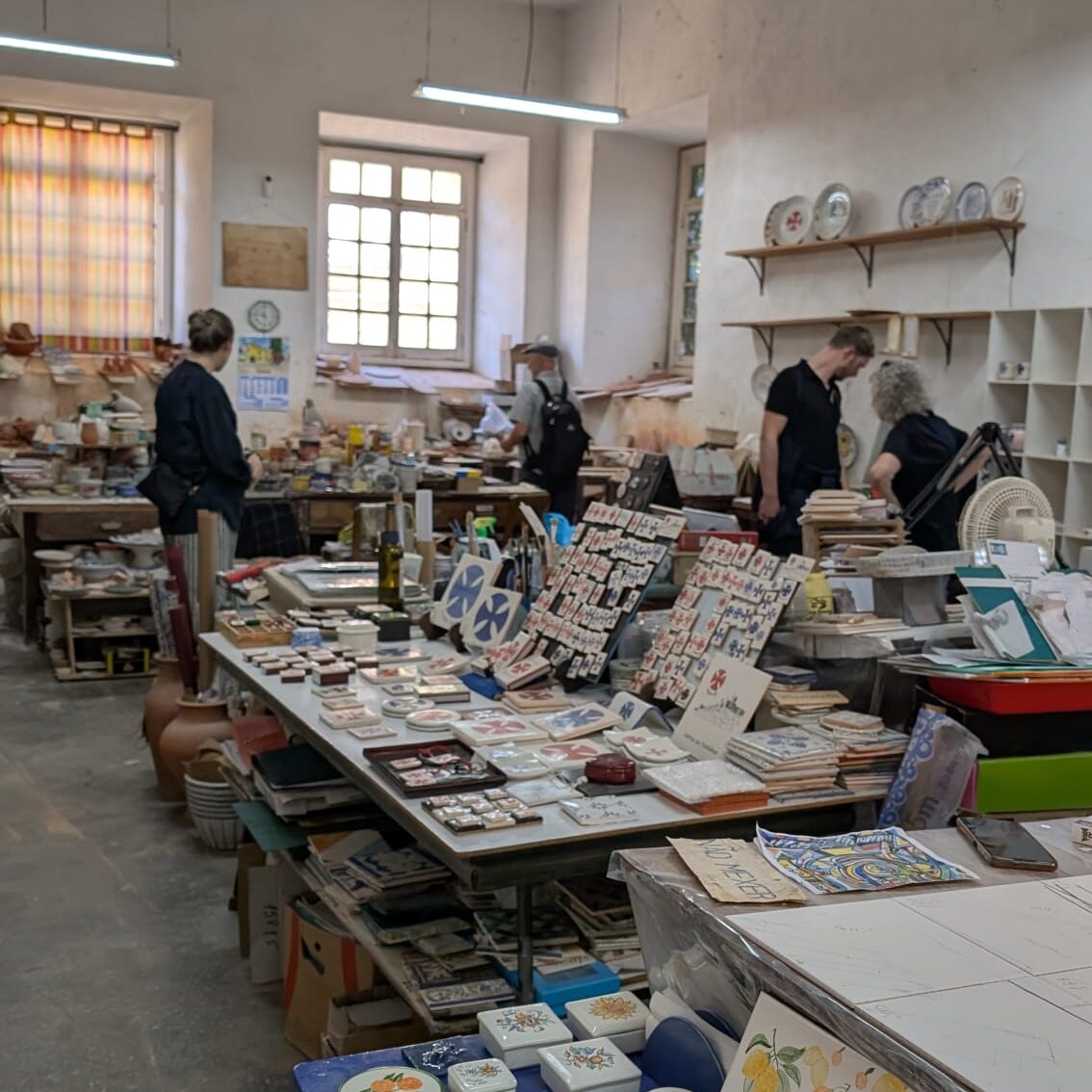 Ceramics studio in Tomar