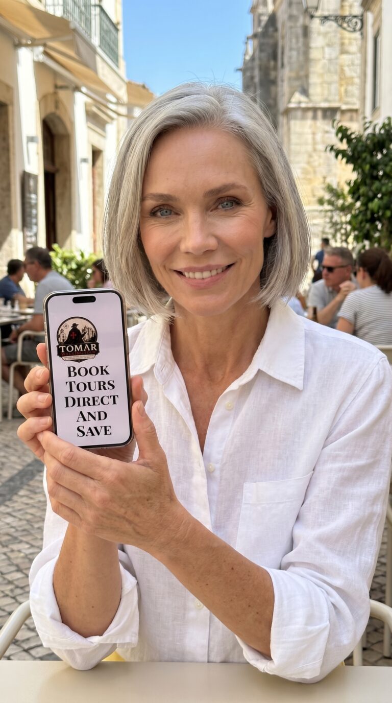 A woman booking a tour direct from the guide